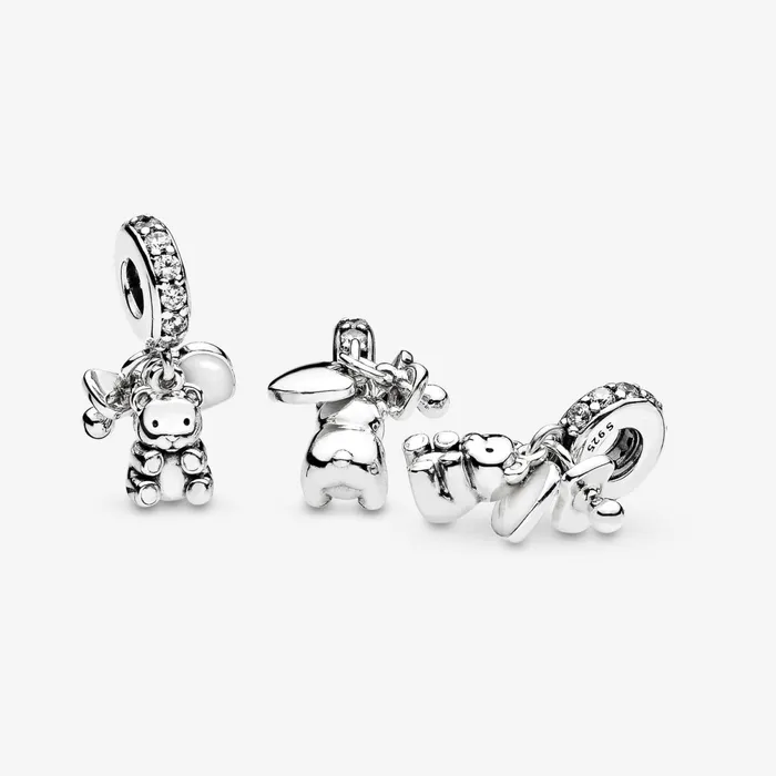 Dangle Charms Women Pandora Baby Teddy Bear Dangle Charm