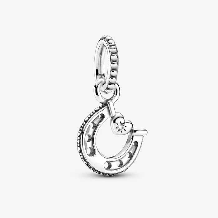 Dangle Charms Women Pandora Good Luck Horseshoe Dangle Charm