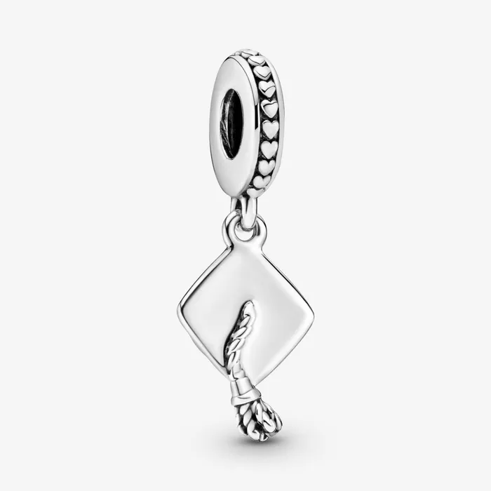 Dangle Charms Women Pandora Graduation Cap Dangle Charm Sterling Silver