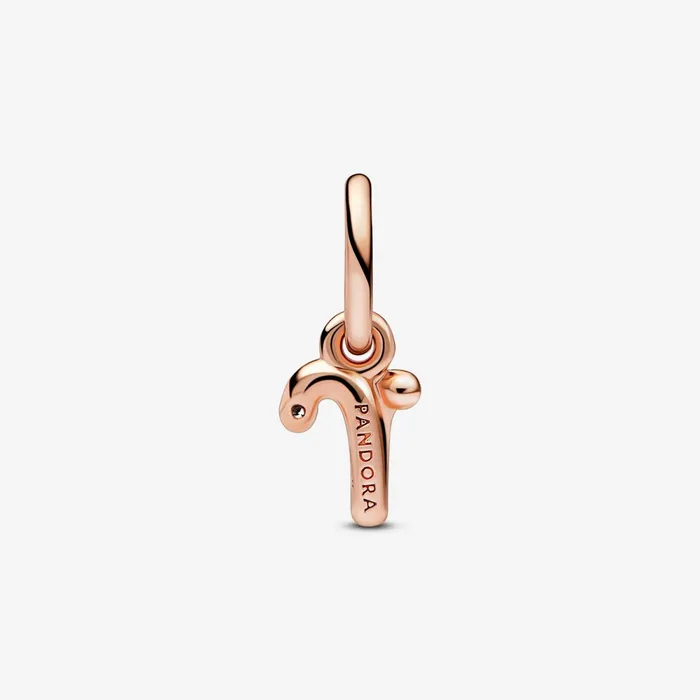 Dangle Charms Women Pandora Letter R Script Alphabet Dangle Charm