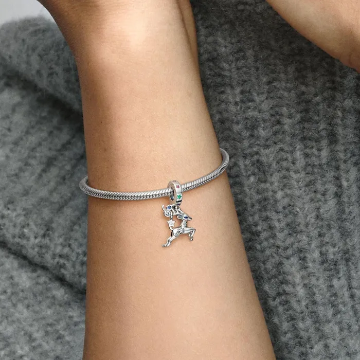 Dangle Charms Women Pandora Magical Christmas Reindeer Dangle Charm