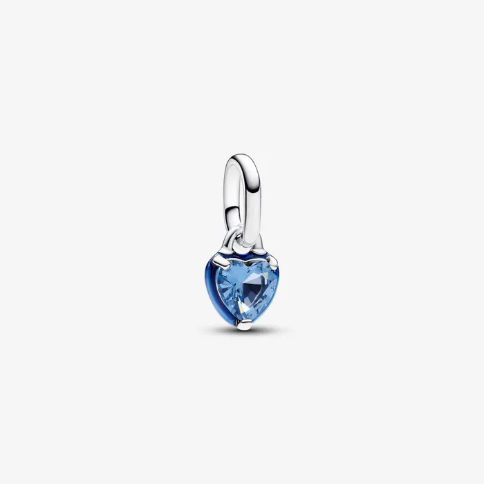 Dangle Charms Women Pandora Online ME Blue Chakra Heart Mini Dangle Charm Blue