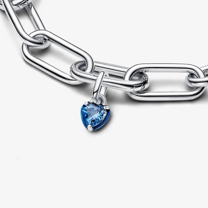 Dangle Charms Women Pandora Online ME Blue Chakra Heart Mini Dangle Charm Blue