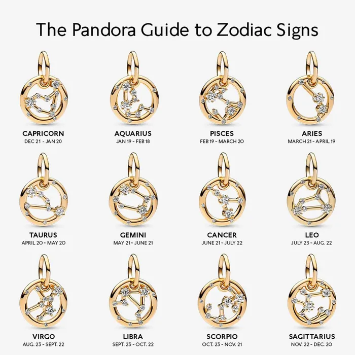 Dangle Charms Women Pandora Sagittarius Zodiac Dangle Charm