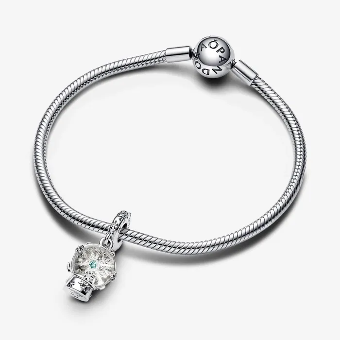 Dangle Charms Women Pandora Snowflake Snowglobe Dangle Charm
