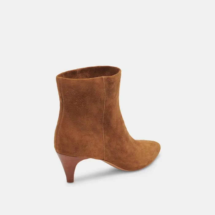 Dee Wide Booties Brown Suede Women Dolce Vita Boots and Booties