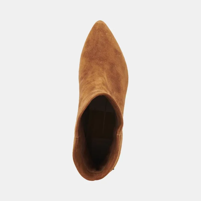Dee Wide Booties Brown Suede Women Dolce Vita Boots and Booties