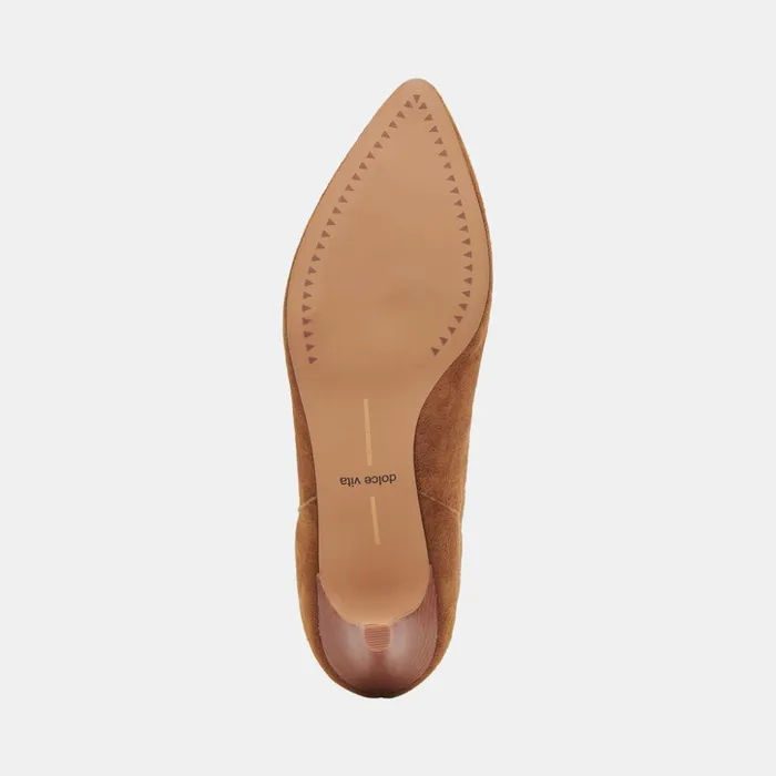 Dee Wide Booties Brown Suede Women Dolce Vita Boots and Booties