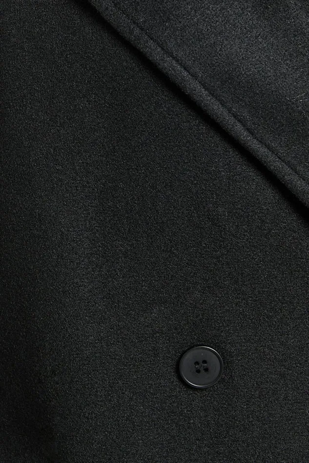 Demi Coat 8211 Long Lined Coat In Black Women Showpo Jackets and Coats