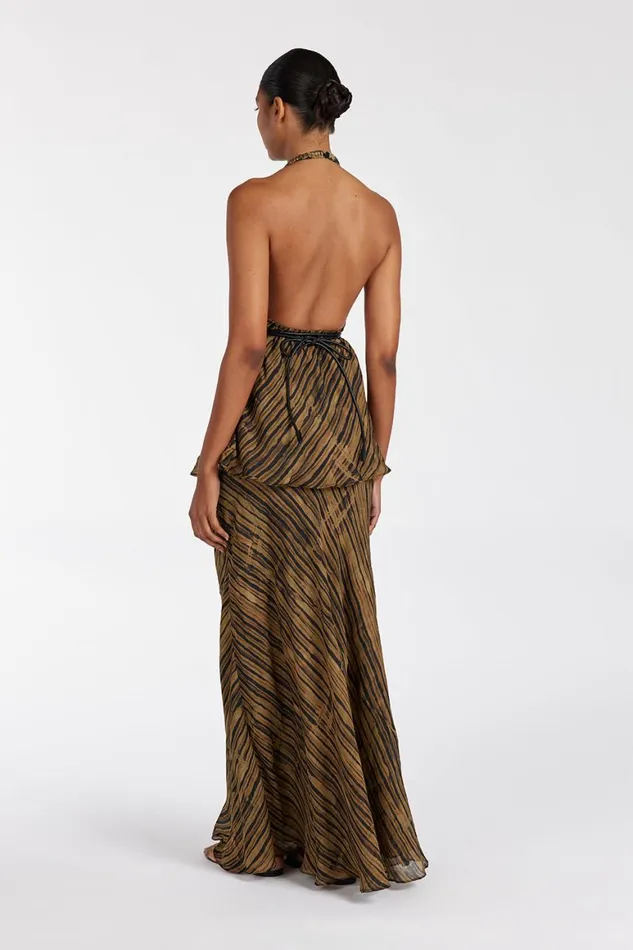 DISSH Co Ord Sets FLEUR DARK CHOCOLATE HIGH NECK TOP 8211 Women