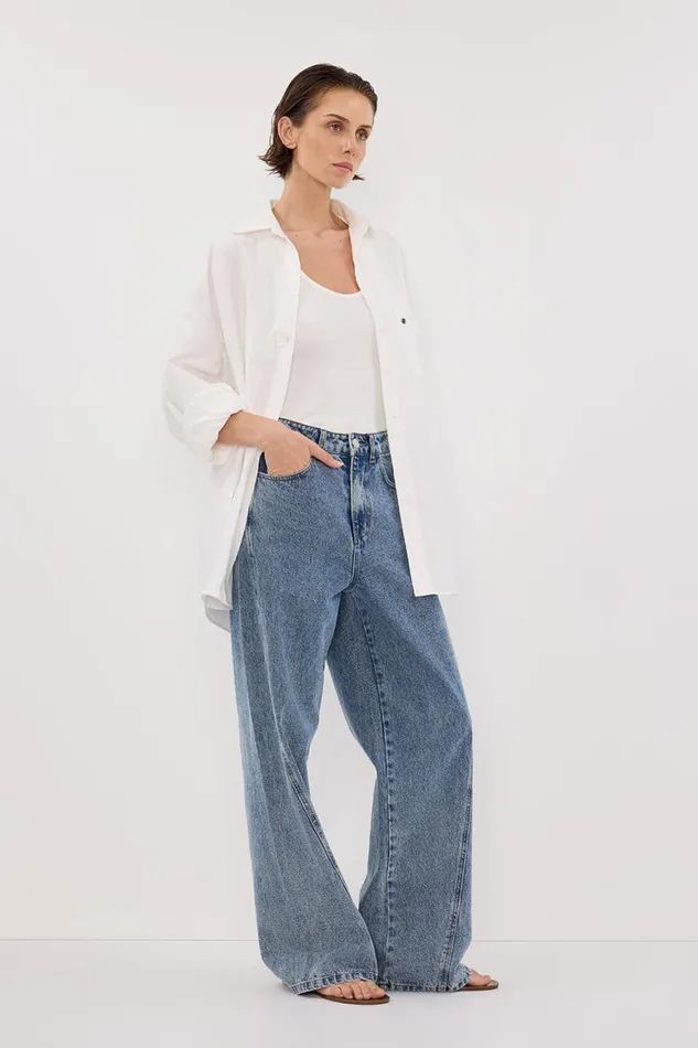 DISSH Jeans CARSON MID BLUE WIDE LEG JEAN 8211 Women