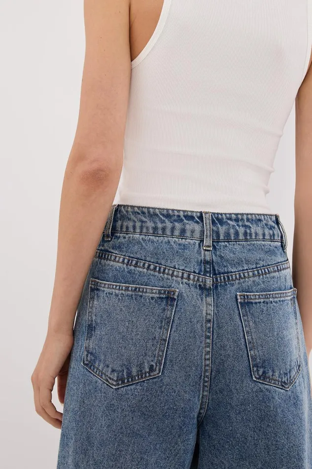 DISSH Jeans CARSON MID BLUE WIDE LEG JEAN 8211 Women