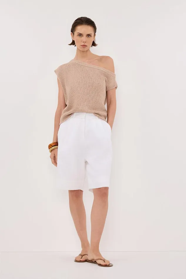 DISSH Knitted KERRY TAN ASYM KNIT TOP 8211 Women