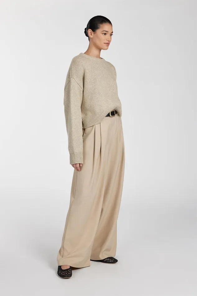 DISSH Long Sleeved OLIVER PEBBLE MARLE KNIT JUMPER 8211 Women
