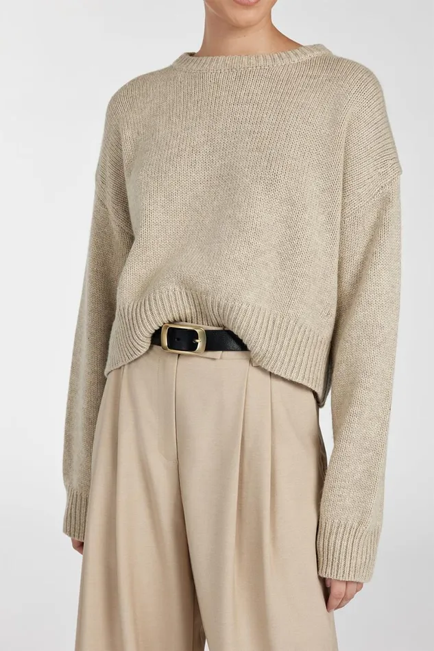 DISSH Long Sleeved OLIVER PEBBLE MARLE KNIT JUMPER 8211 Women