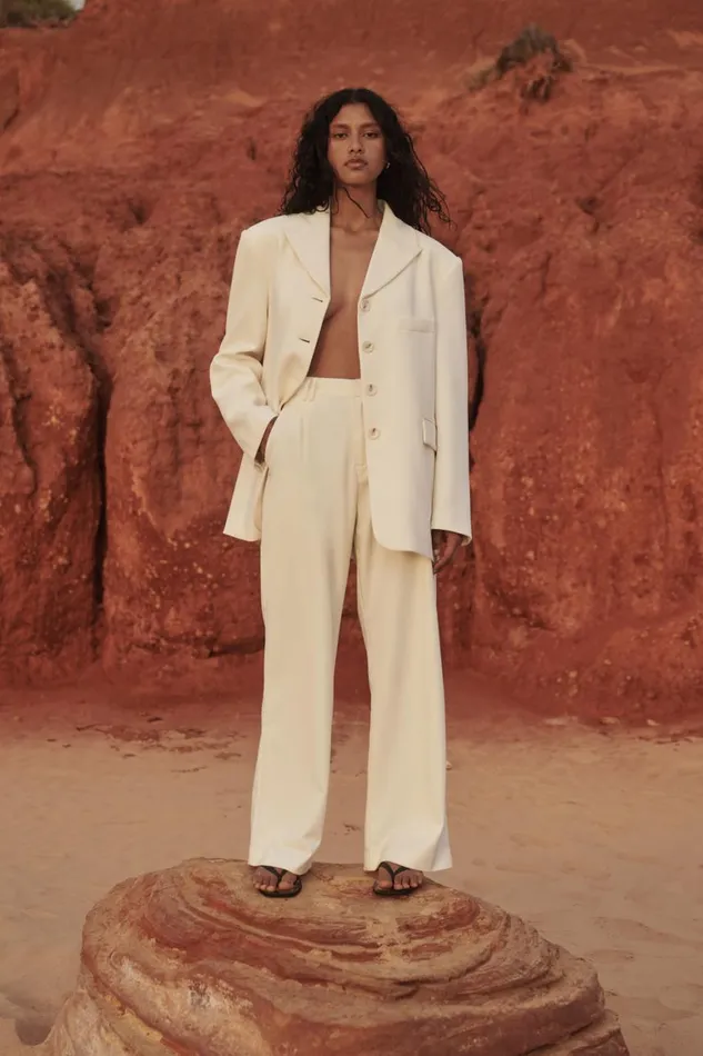 DISSH Pants CELINE CREAM PANT 8211 Women