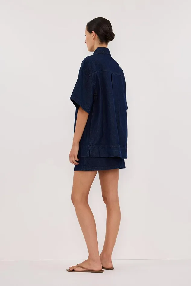 DISSH Shirts MASON INDIGO BOXY DENIM SHIRT 8211 Women