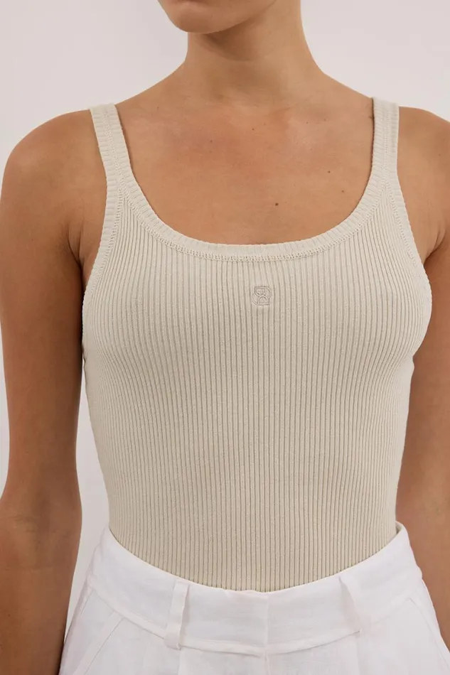 DISSH Tanks SIGNATURE BONE SCOOP TANK 8211 Women