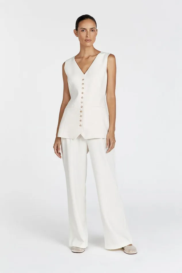 DISSH Vests CELINE CREAM VEST 8211 Women