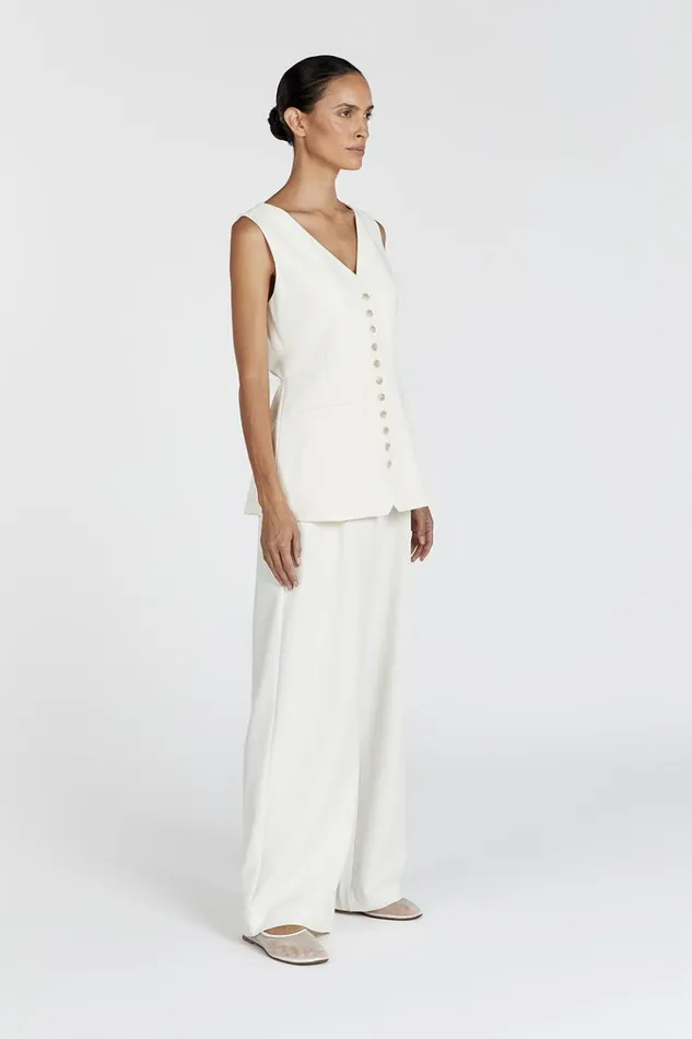 DISSH Vests CELINE CREAM VEST 8211 Women