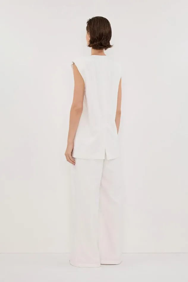 DISSH Vests OLIVER WHITE VEST 8211 Women