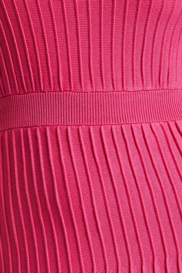 Donissa Midi Dress 8211 Panelled Knit Dress In Hot Pink Women Showpo Dresses