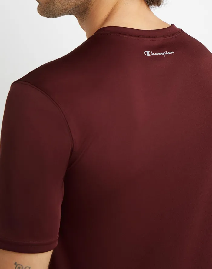 Double Dry Tee Maroon Men Champion TShirts and Tops