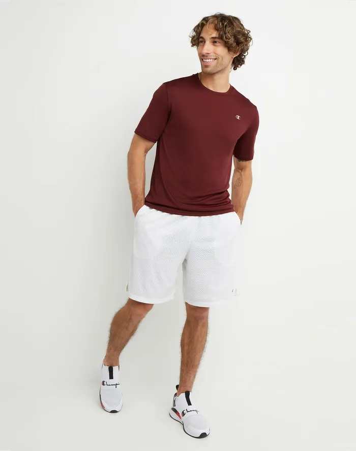 Double Dry Tee Maroon Men Champion TShirts and Tops