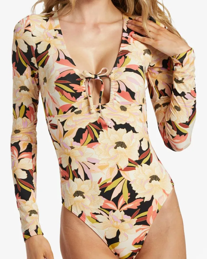 Dream State Surf Tee Multi Women Billabong Rashguards and Bodysuits