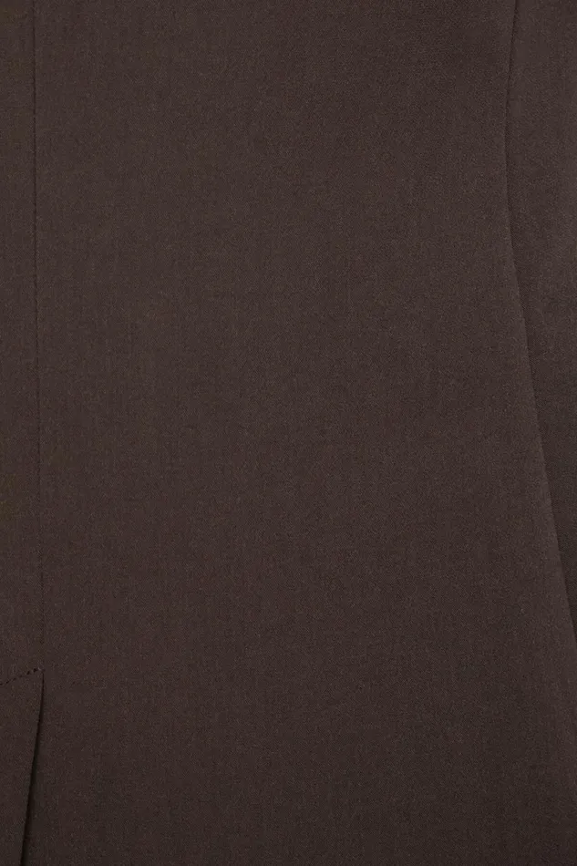 Dynamite Blazers and Vests Women Adeline Single Breasted Blazer Brown