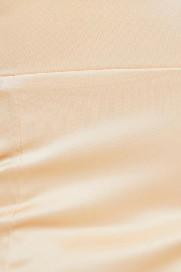 Dynamite Blouses and Tops Women Flyaway Satin Tank Top Brown