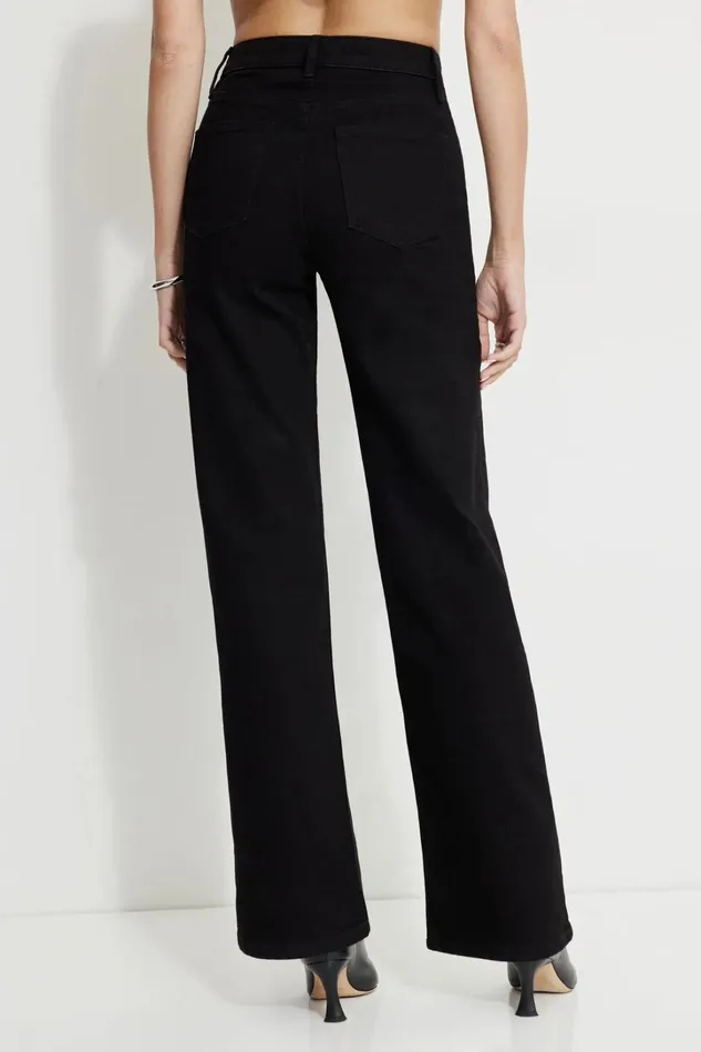 Dynamite Jeans and Denim Women Heidi Wide Leg Jeans Black