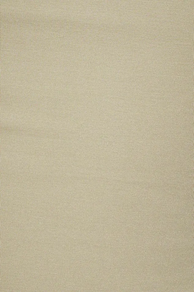 Dynamite Short Sleeve Tops Women Drea Jersey Crewneck T Shirt Beige