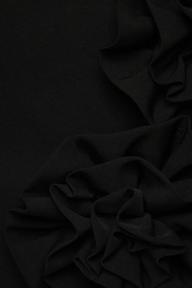 Dynamite Skirts and Skorts Women Floral Appliqu Mini Skirt Black