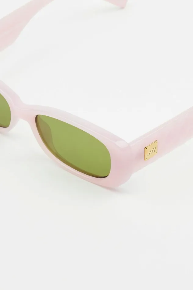 Dynamite Sunglasses Women Unreal Quilted Sunglasses Pink