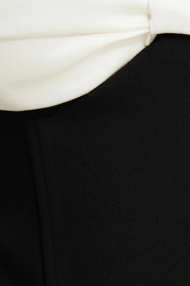 Dynamite Tops Women Bow Bustier Top Black