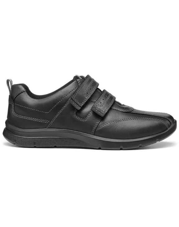 Energise Shoes Black Mens Hotter Touch Fasten