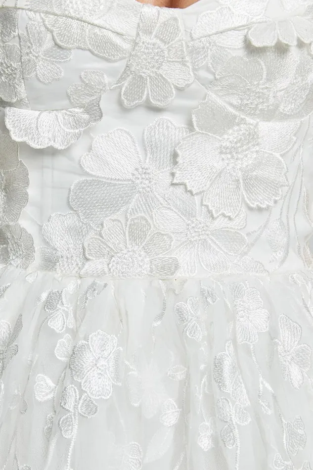 Everheart Mini Dress 8211 Sweetheart Bustier Lace Dress In White Women Showpo Dresses