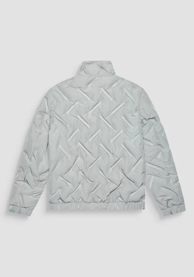 Field Jackets And Coats Men Antony Morato Regular Fit Fabric Jacket With Synthetic Dupont Sorona Padding Moon Grey