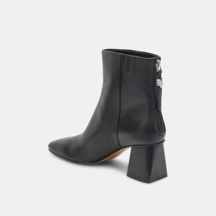 Fifi H2O Booties Black Leather Women Dolce Vita Boots and Booties
