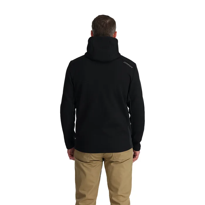 Fleece Mens Spyder Bandit Hooded 8211 Black