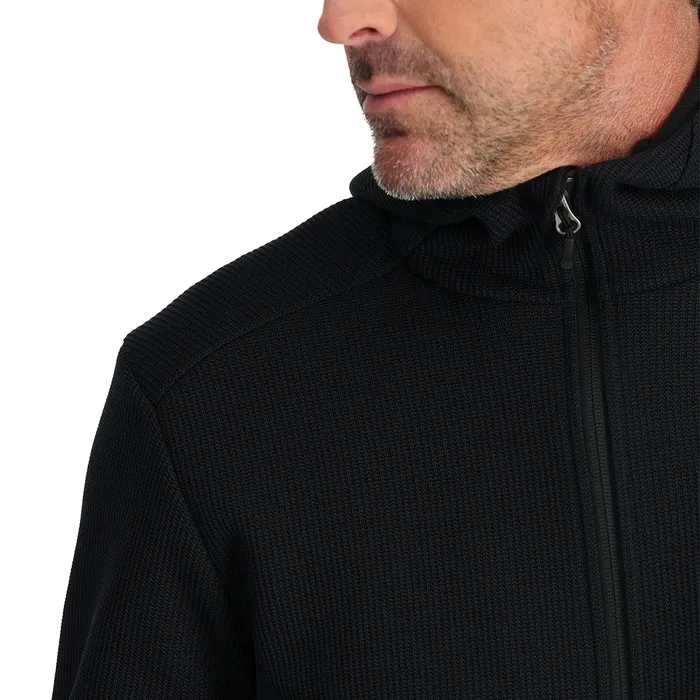 Fleece Mens Spyder Bandit Hooded 8211 Black