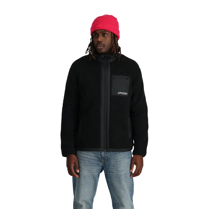 Fleece Mens Spyder Unisex Sherman Full Zip 8211 Black