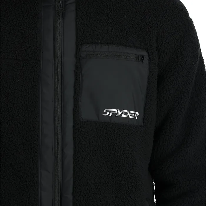 Fleece Mens Spyder Unisex Sherman Full Zip 8211 Black