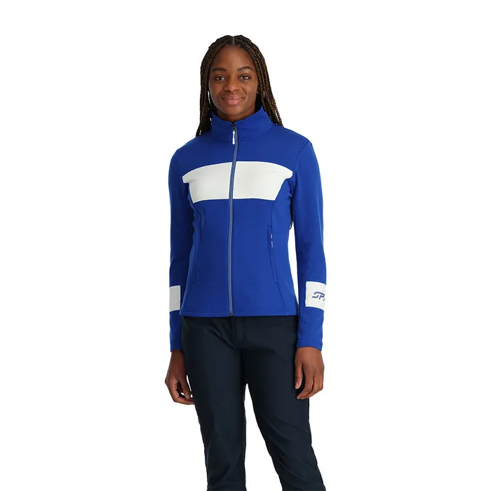 Fleece Womens Spyder Speed Full Zip 8211 Electric Blue