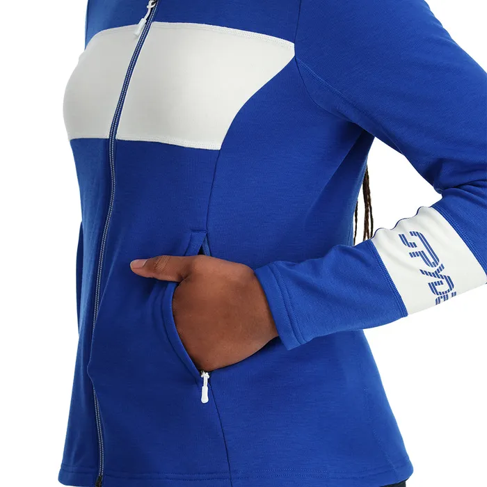 Fleece Womens Spyder Speed Full Zip 8211 Electric Blue
