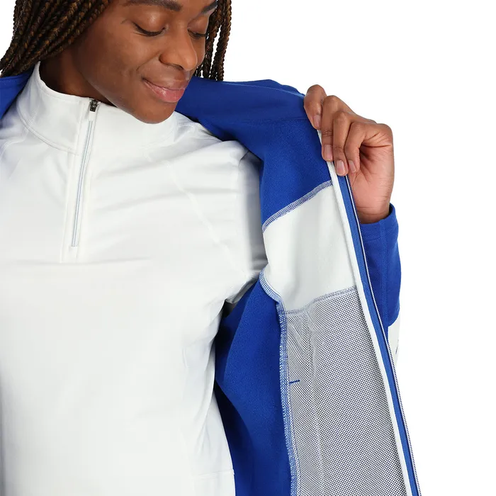 Fleece Womens Spyder Speed Full Zip 8211 Electric Blue