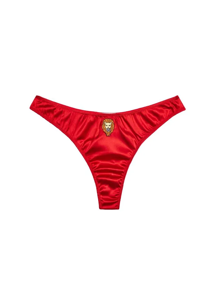 Fleur Du Mal Thongs Women Leo Zodiac Thong Leo