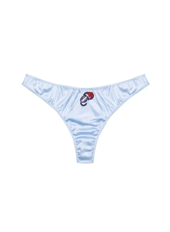 Fleur Du Mal Thongs Women Scorpio Zodiac Thong Scorpio