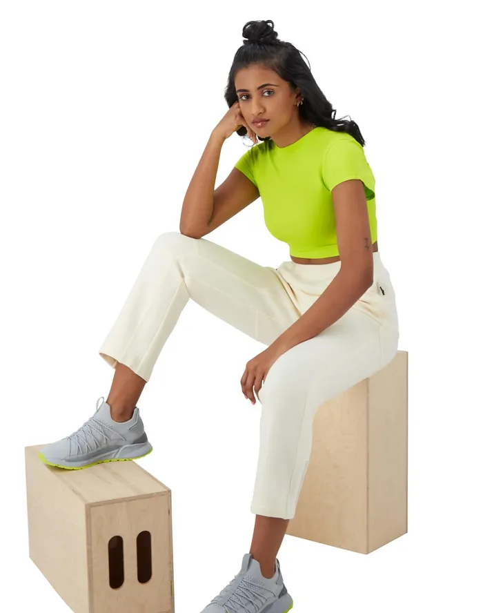 Flex Pants Debossed C Logo 27034 Natural Women Champion Pants